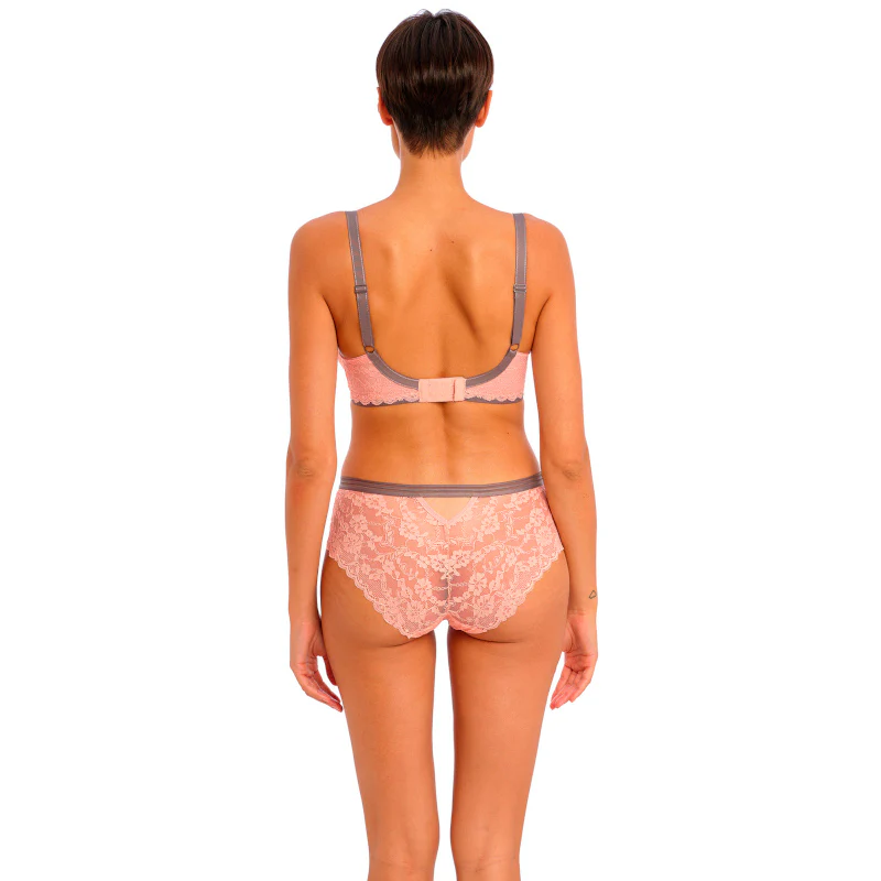 Offbeat Padded Half Cup Bra Rosehip Pink - Freya - Image 3