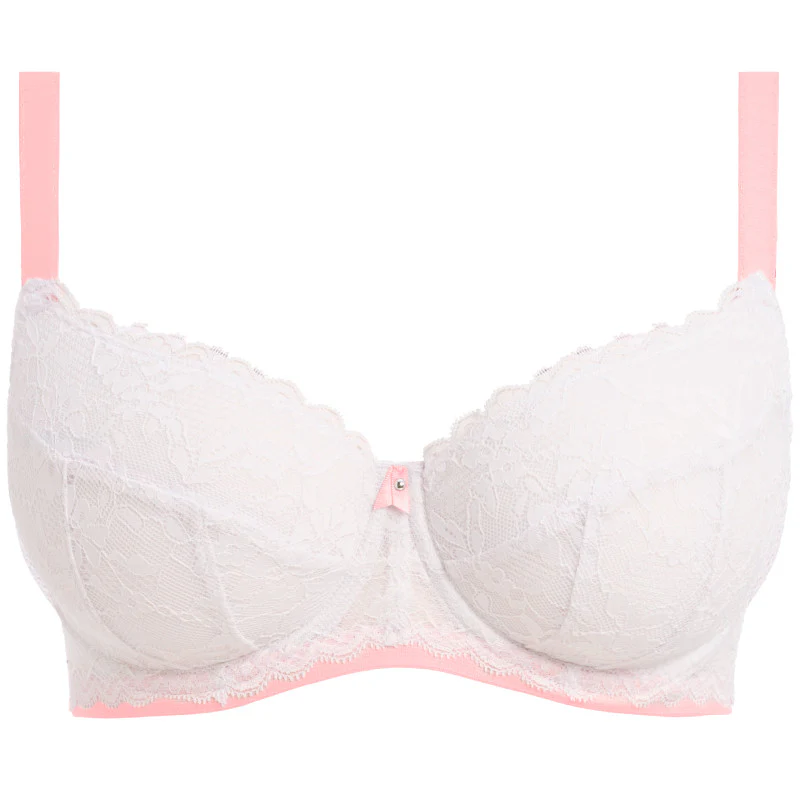 Offbeat Padded Half Cup Bra White - Freya