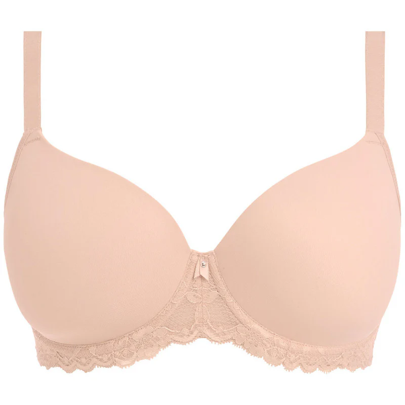 Offbeat Moulded Demi T-Shirt Bra Natural Beige Nude - Freya
