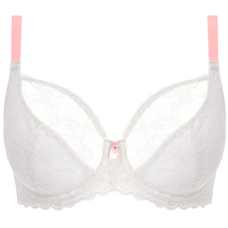 Offbeat Plunge Bra White - Freya