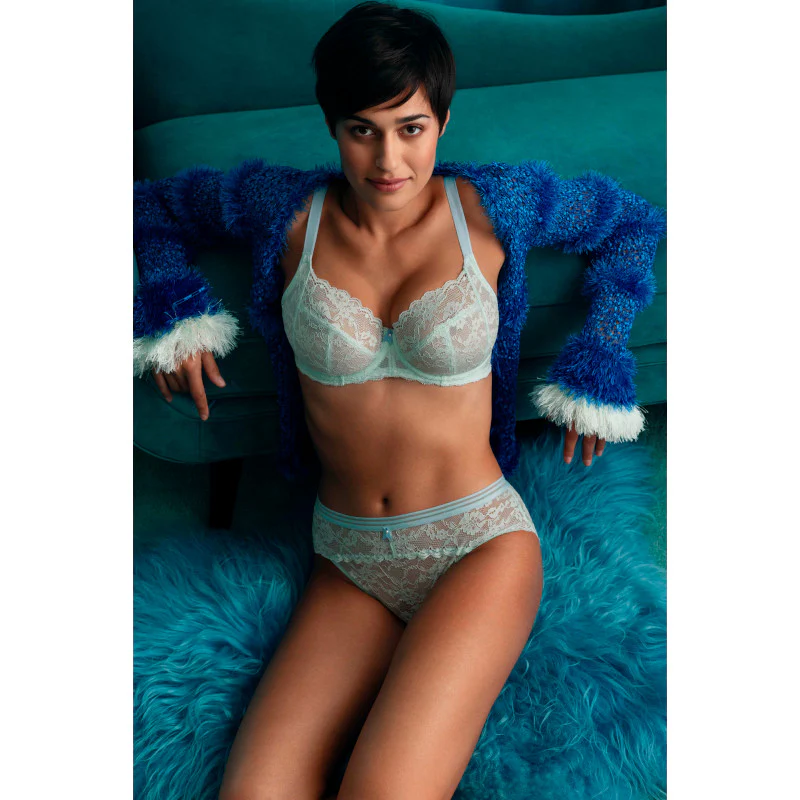 Offbeat Side Support Bra Pure Water Blue - Freya - Image 4