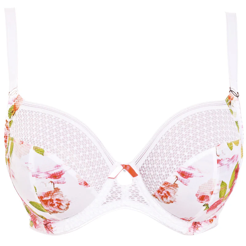 Rose Tapestry White Side Support Balcony Bra - Freya - Image 4
