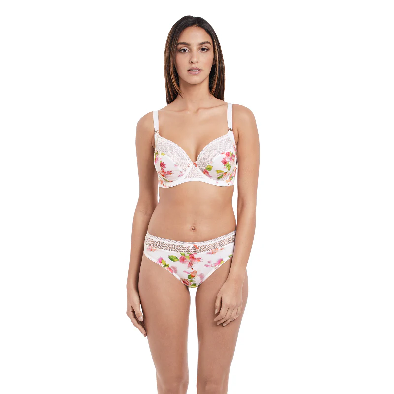 Rose Tapestry White Side Support Balcony Bra - Freya - Image 5