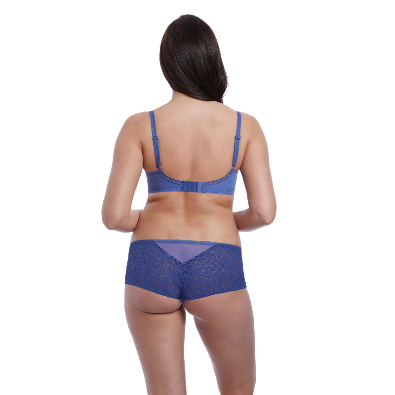 Soiree Lace Denim Blue Plunge Bra - Freya - Image 3