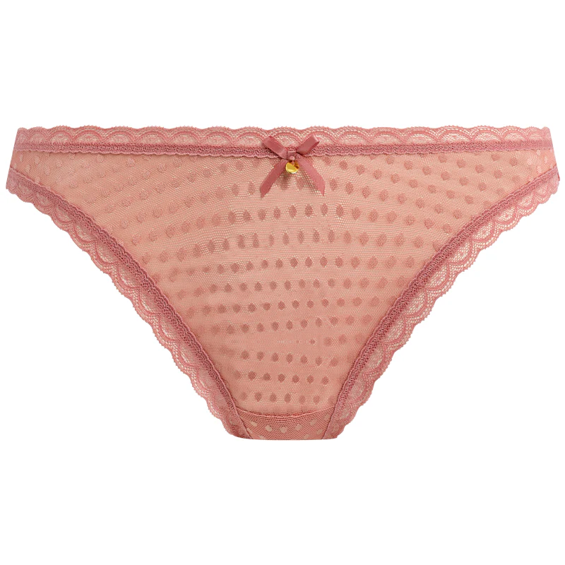 Spot-light High Leg Brief Ash Rose Pink - Freya