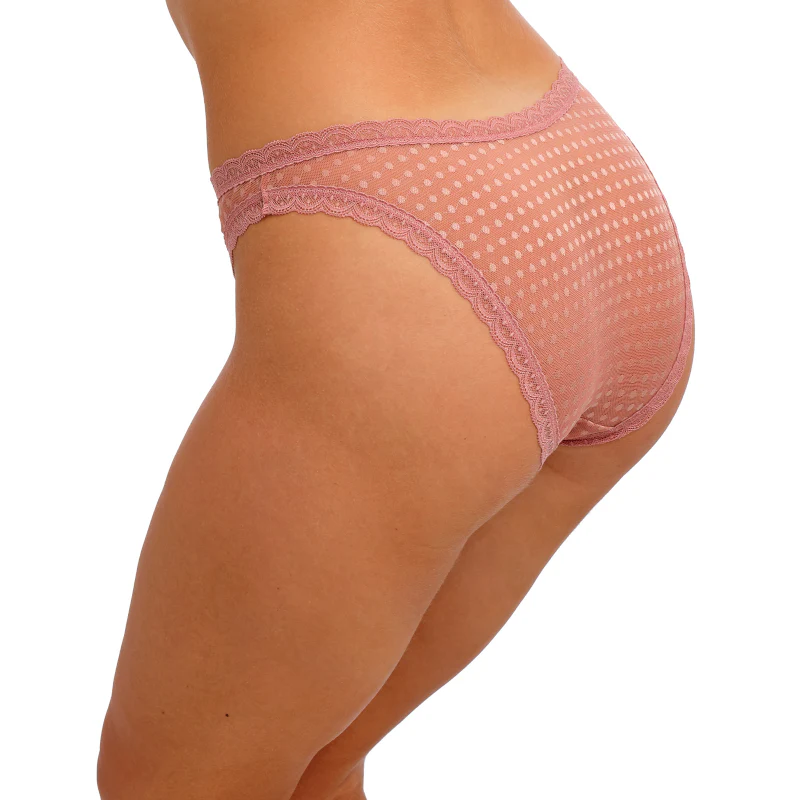 Spot-light High Leg Brief Ash Rose Pink - Freya - Image 2