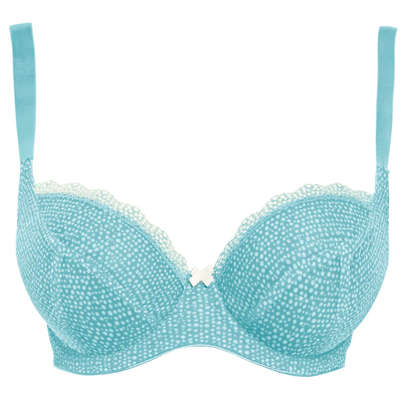 Summer Haze Aquamarine Blue Balcony Bra - Freya
