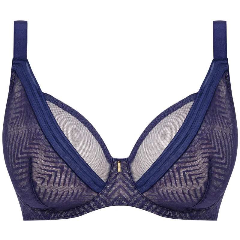 Tailored High Apex Plunge Bra Dark Sapphire Blue - Freya