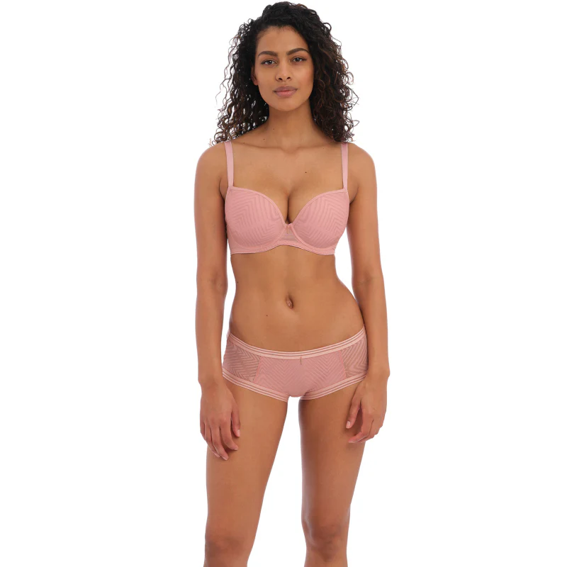 Tailored Plunge T-Shirt Bra Ash Rose Pink - Freya - Image 2