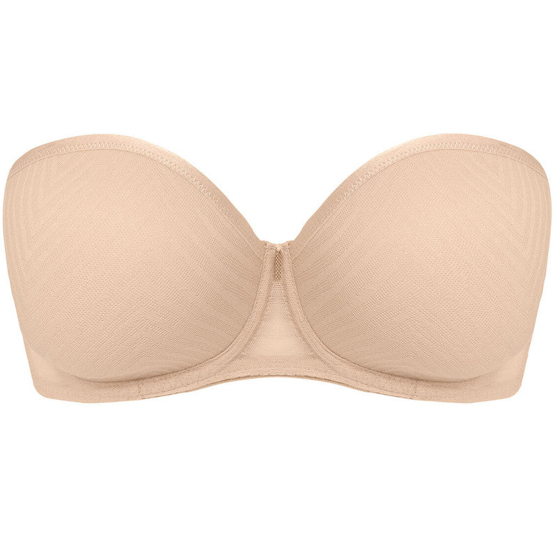 Tailored Moulded Strapless Bra Natural Beige Nude - Freya