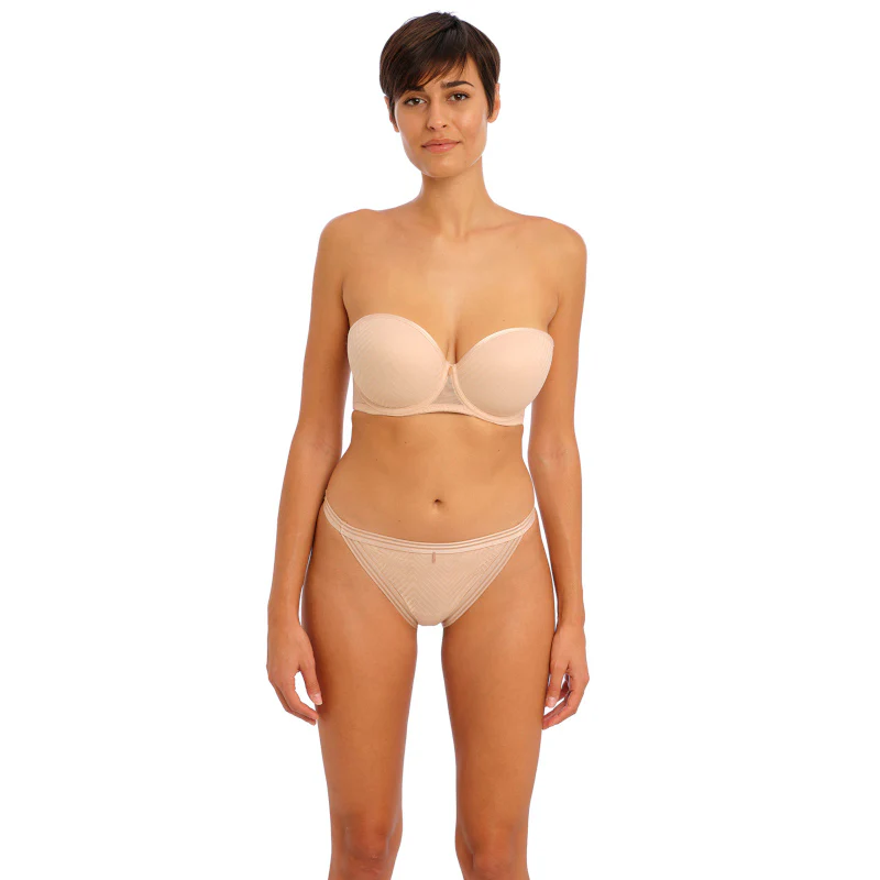 Tailored Moulded Strapless Bra Natural Beige Nude - Freya - Image 2