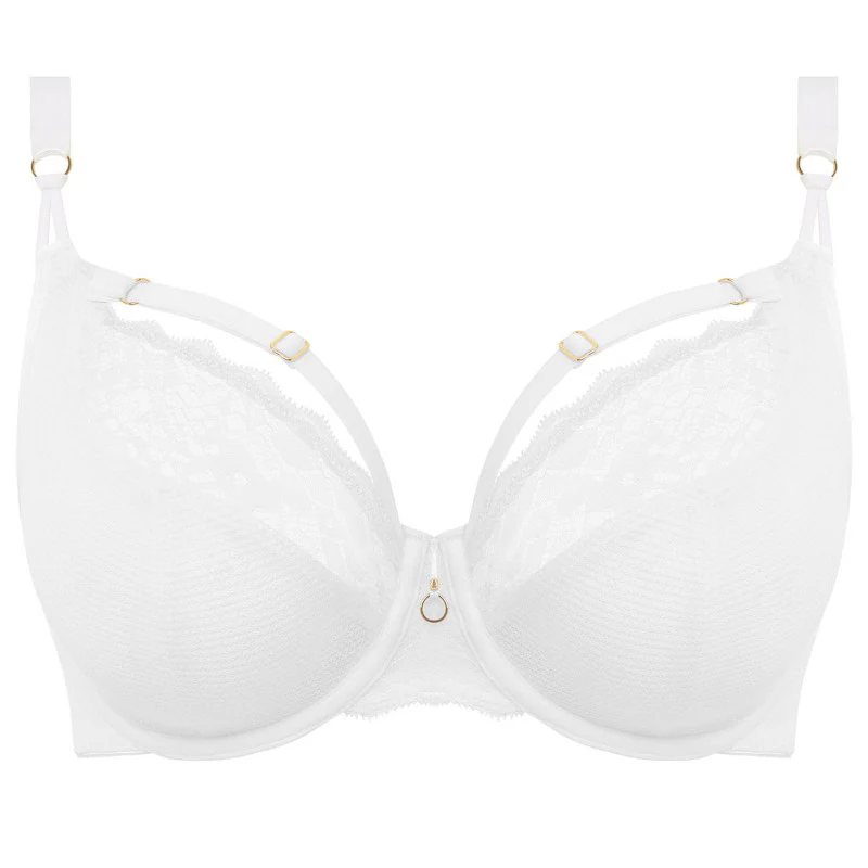 Temptress Plunge Bra White - Freya