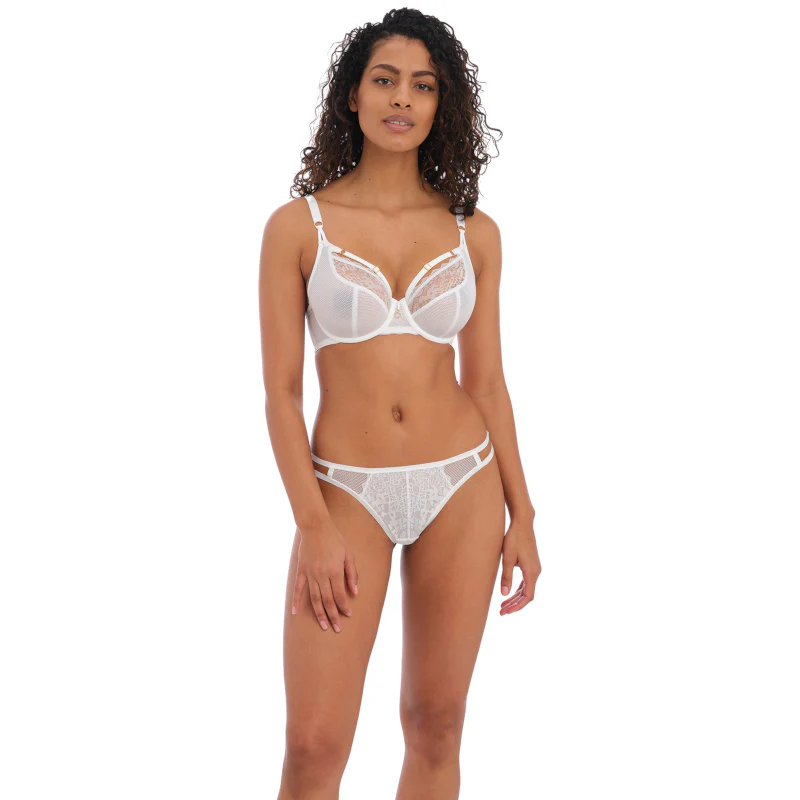 Temptress Plunge Bra White - Freya - Image 2