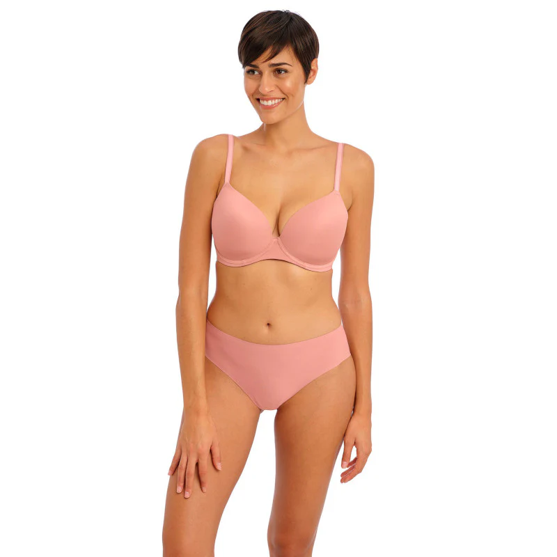 Undetected Moulded T-Shirt Bra Ash Rose Pink - Freya - Image 2
