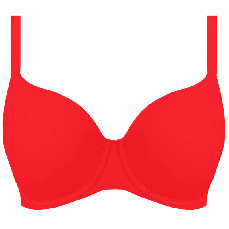 Undetected Moulded T-Shirt Bra Chilli Red - Freya