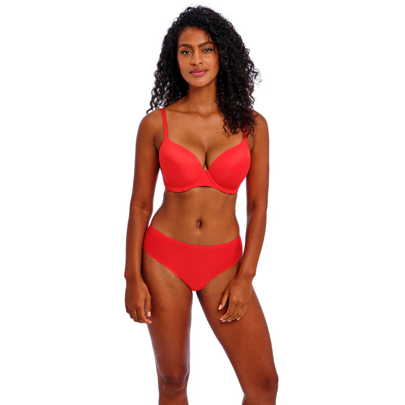 Undetected Moulded T-Shirt Bra Chilli Red - Freya - Image 2