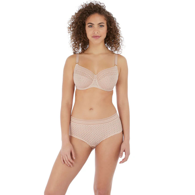 Viva Lace Side Support Bra Natural Beige - Freya - Image 2