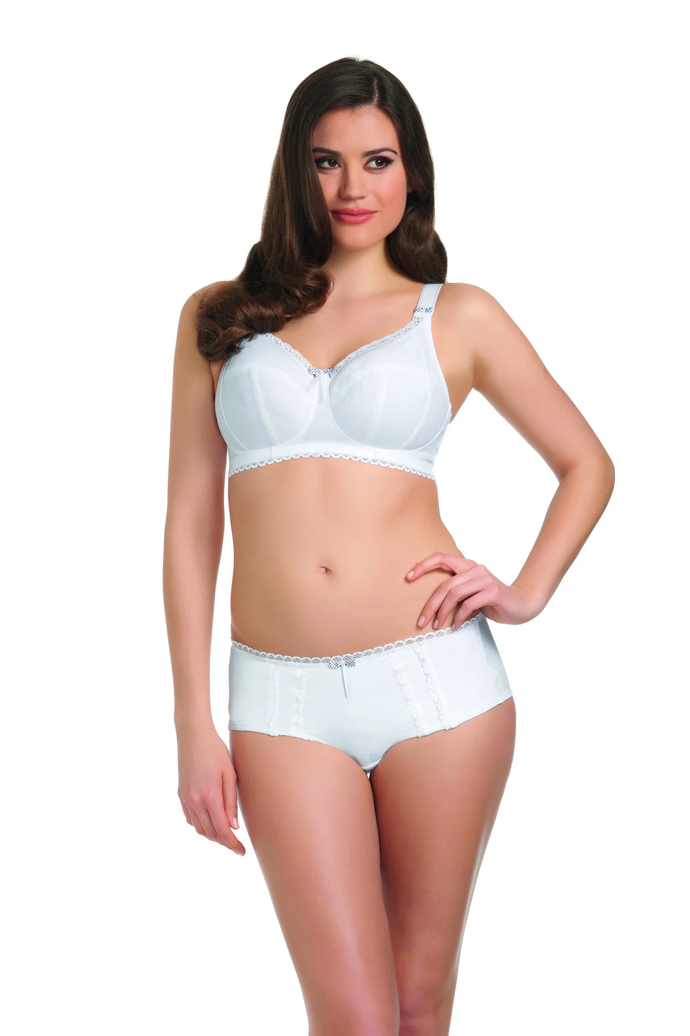 Rosie White Soft Cup Bra - Freya - Image 2