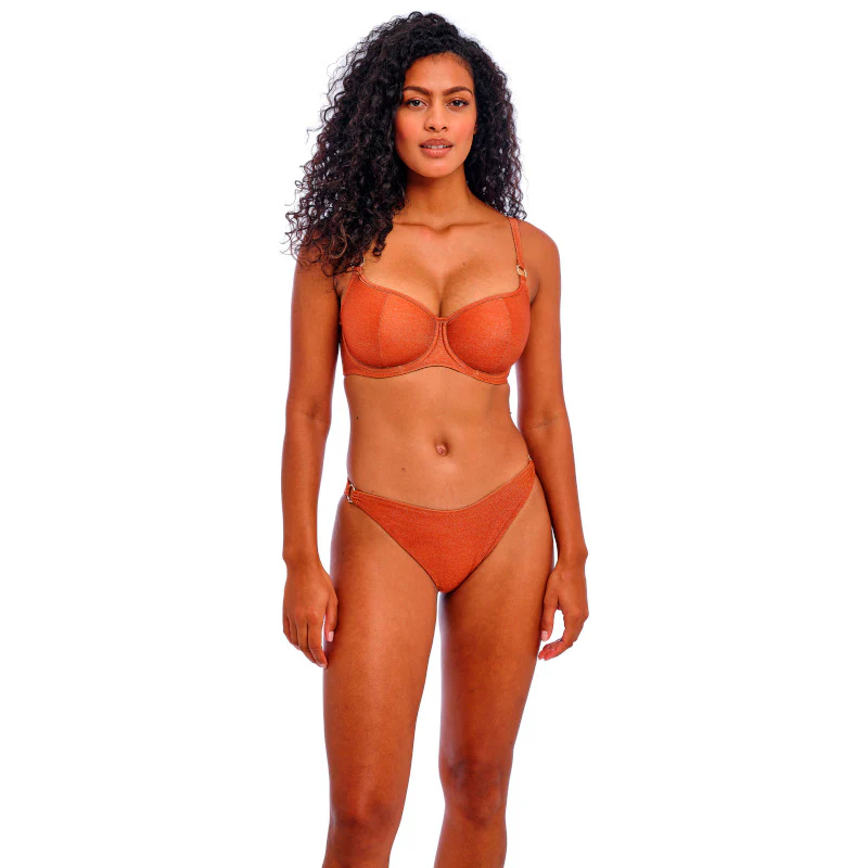 Arizona Wave High Leg Bikini Brief Golden Hour - Freya Swim - Image 3