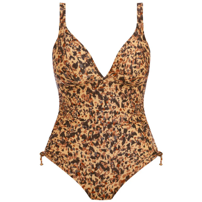 Arizona Wave One Piece Swimsuit Animal Print Dune - Freya Swim