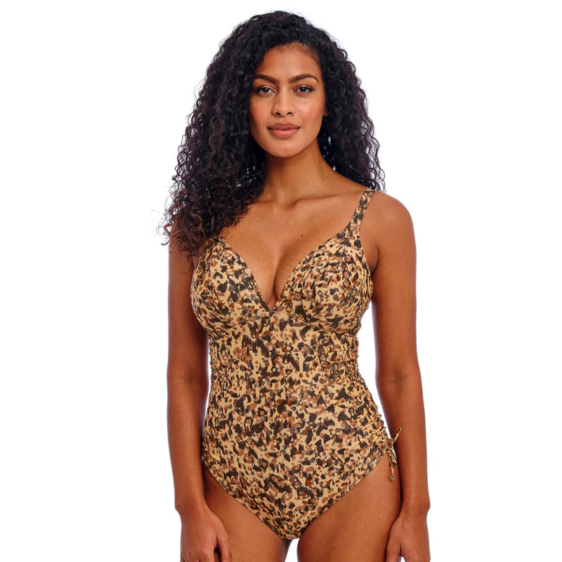 Arizona Wave One Piece Swimsuit Animal Print Dune - Freya Swim - Image 2