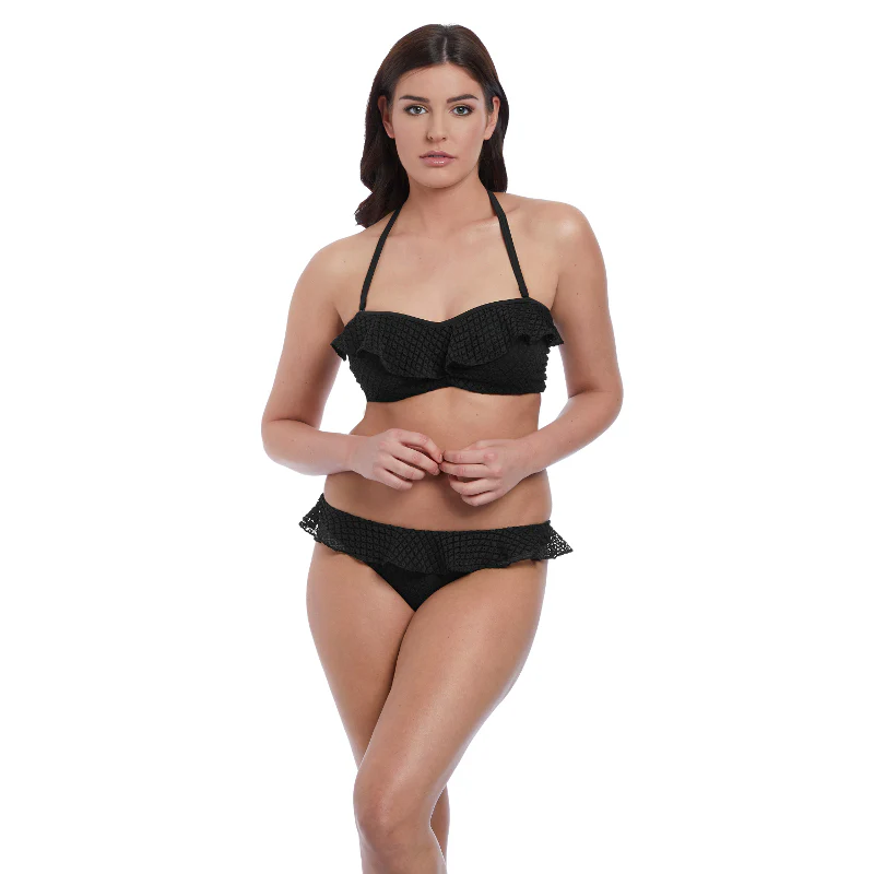 Bohemia Black Bandeau Bikini Top - Freya Swim - Image 6