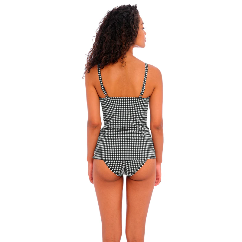 Check In Tankini Swim Top Black White - Freya Swim - Image 3
