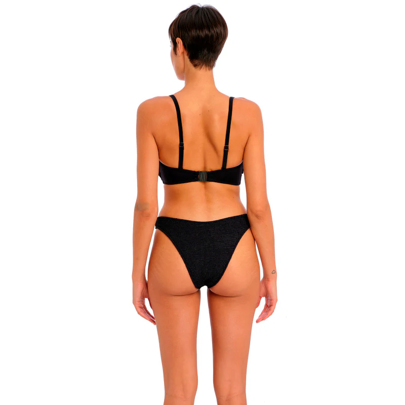 Ibiza Waves Bandeau Bikini Top Black - Freya Swim - Image 5