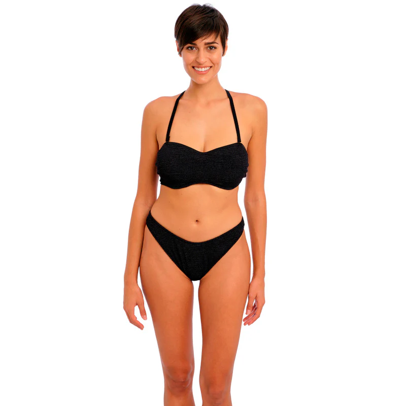 Ibiza Waves Bandeau Bikini Top Black - Freya Swim - Image 6