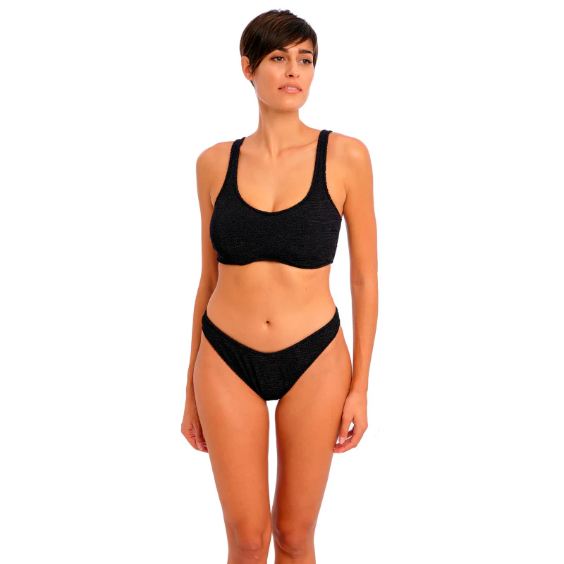 Ibiza Waves Bralette Bikini Top Black - Freya Swim - Image 2