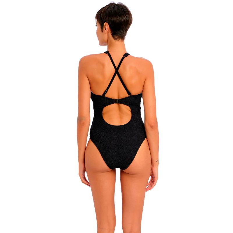Ibiza Waves One Piece Swimsuit Black - Freya Swim - Image 6