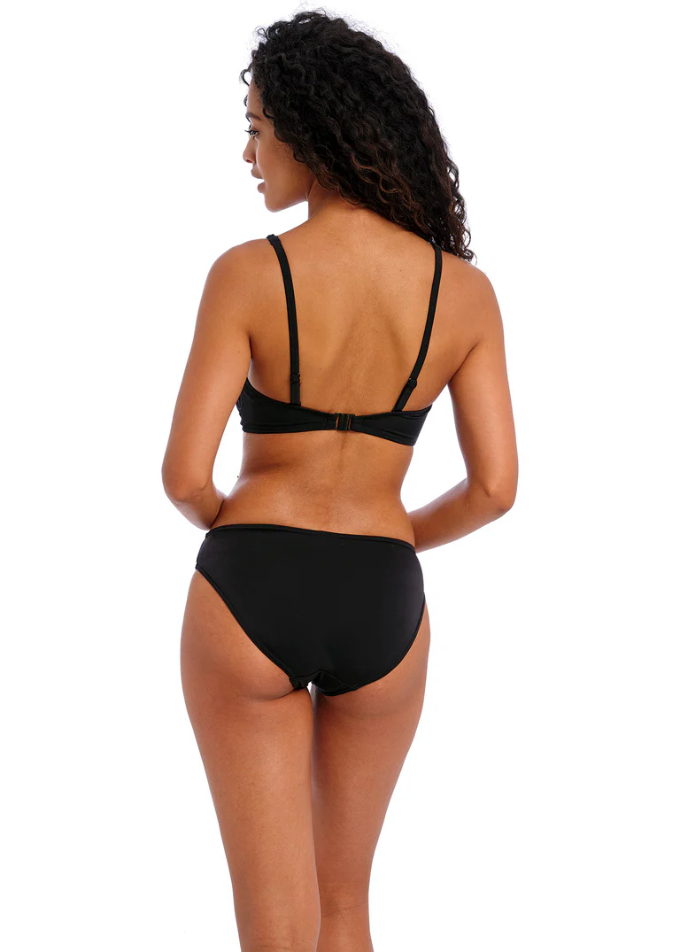 Jewel Cove Bralette Bikini Top Plain Black - Freya Swim - Image 3