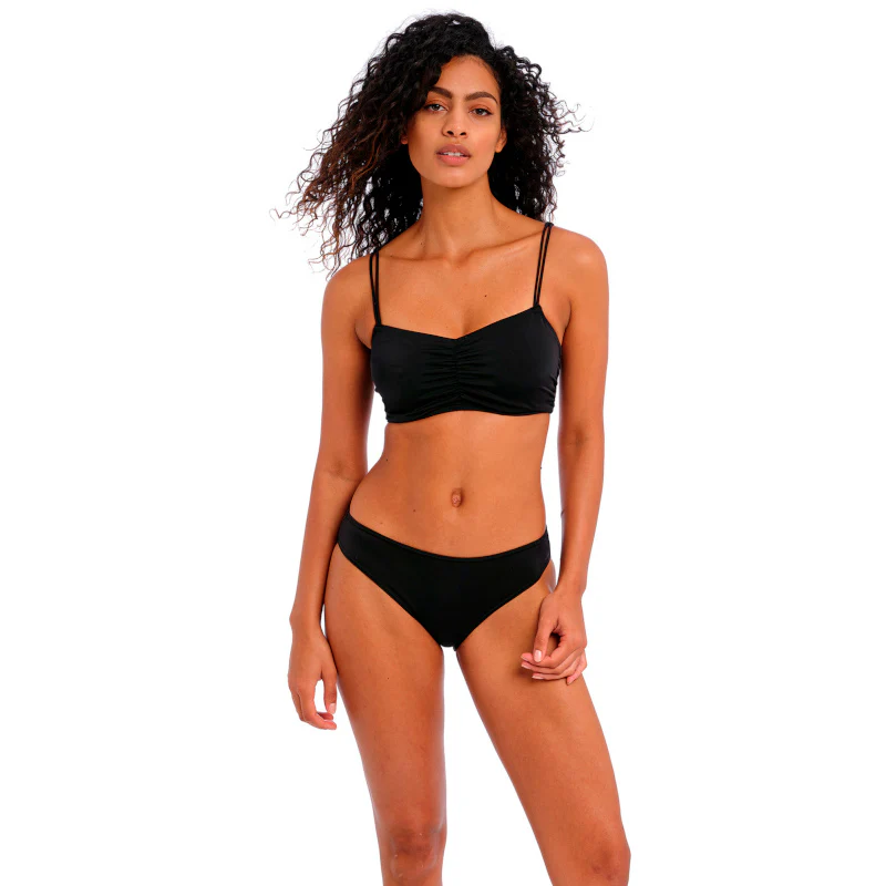 Jewel Cove Hipster Bikini Brief Plain Black - Freya Swim - Image 3