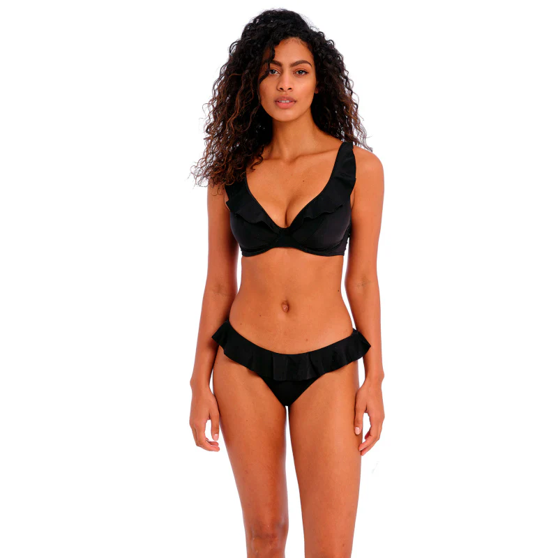 Jewel Cove Italini Bikini Brief Plain Black - Freya Swim - Image 3