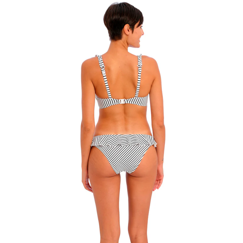 Jewel Cove Italini Bikini Brief Stripe Black - Freya Swim - Image 4