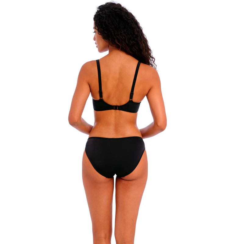 Jewel Cove Sweetheart Bikini Top Plain Black - Freya Swim - Image 3