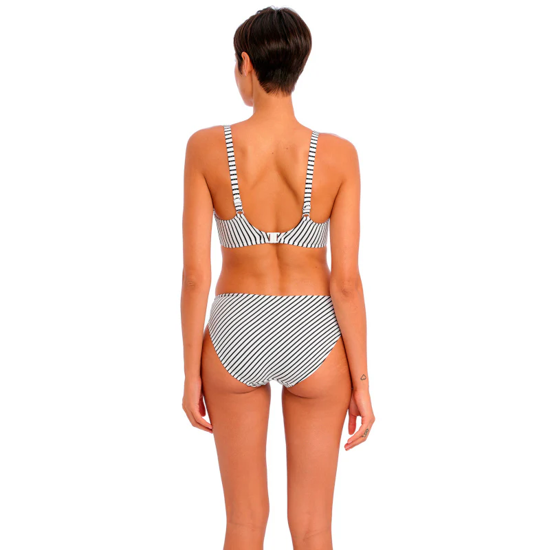 Jewel Cove Sweetheart Bikini Top Stripe Black - Freya Swim - Image 3
