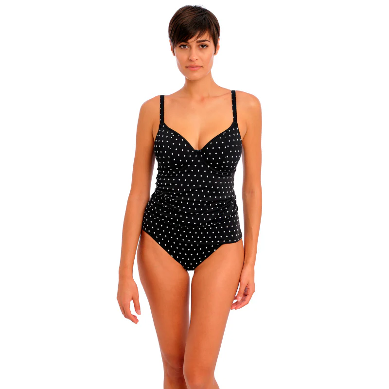 Jewel Cove Tankini Swim Top Black Diamond Print - Freya Swim - Image 2