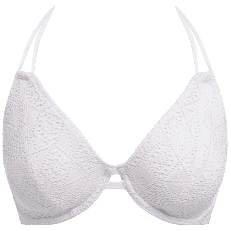 Nomad Nights Halter Bikini Top White - Freya Swim