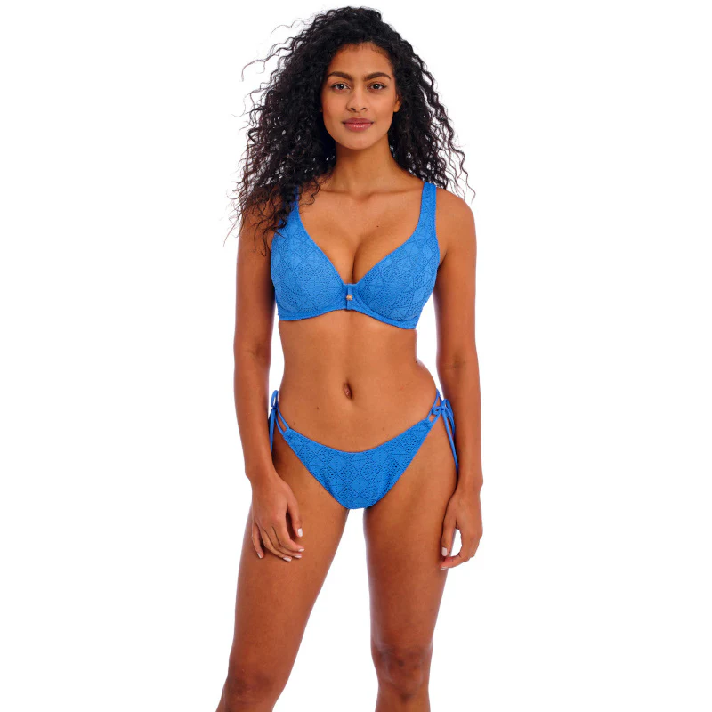 Nomad Nights High Apex Bikini Top Atlantic Blue - Freya Swim - Image 2