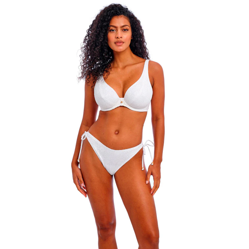 Nomad Nights High Apex Bikini Top White - Freya Swim - Image 2