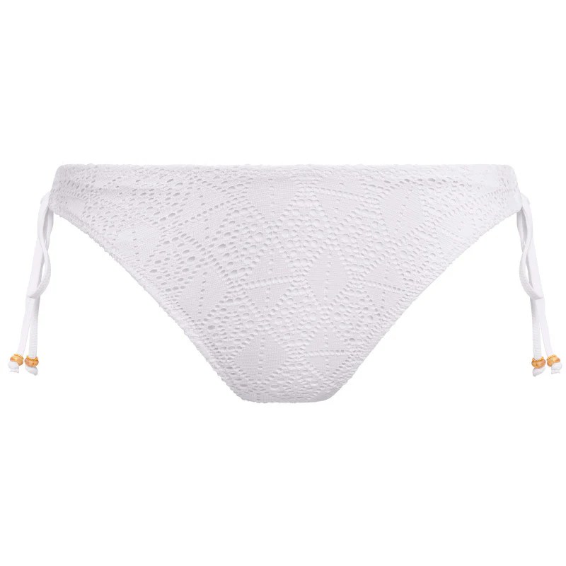 Nomad Nights High Leg Tie Side Bikini Brief White - Freya Swim