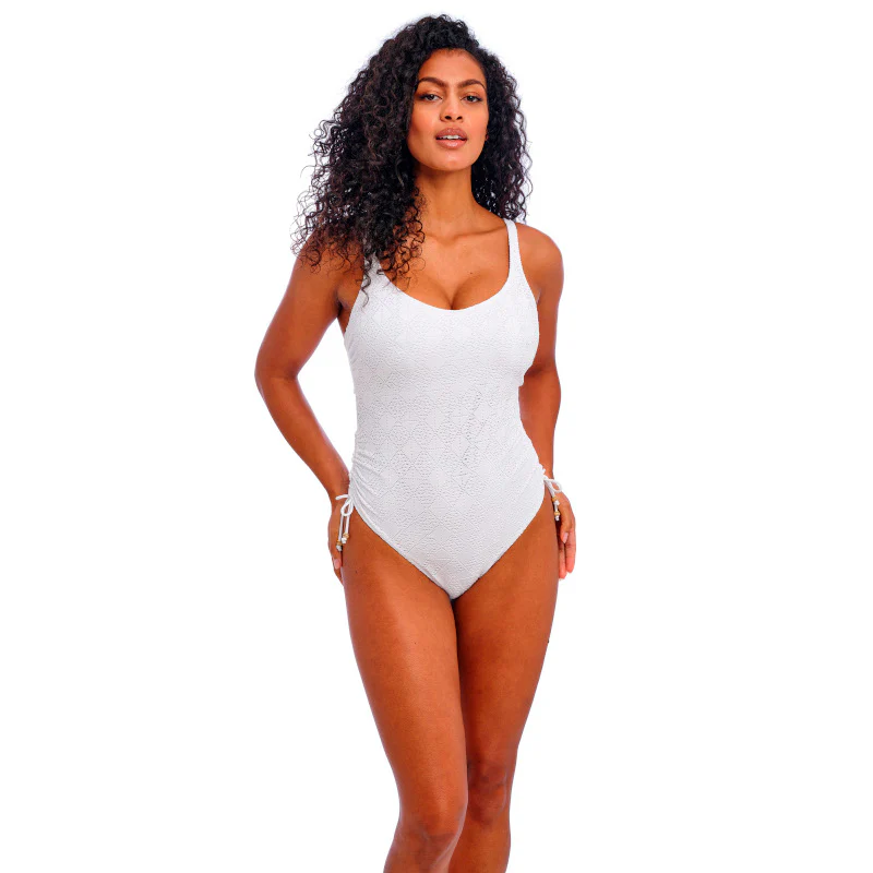 Nomad Nights One Piece Swimsuit White - Freya Swim - Image 2