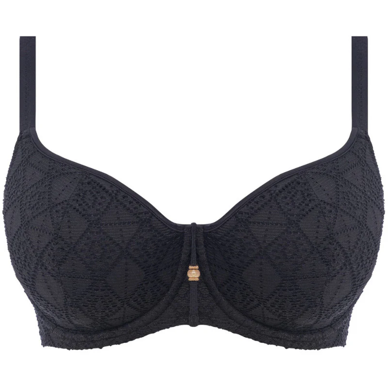 Nomad Nights Sweetheart Bikini Top Black - Freya Swim