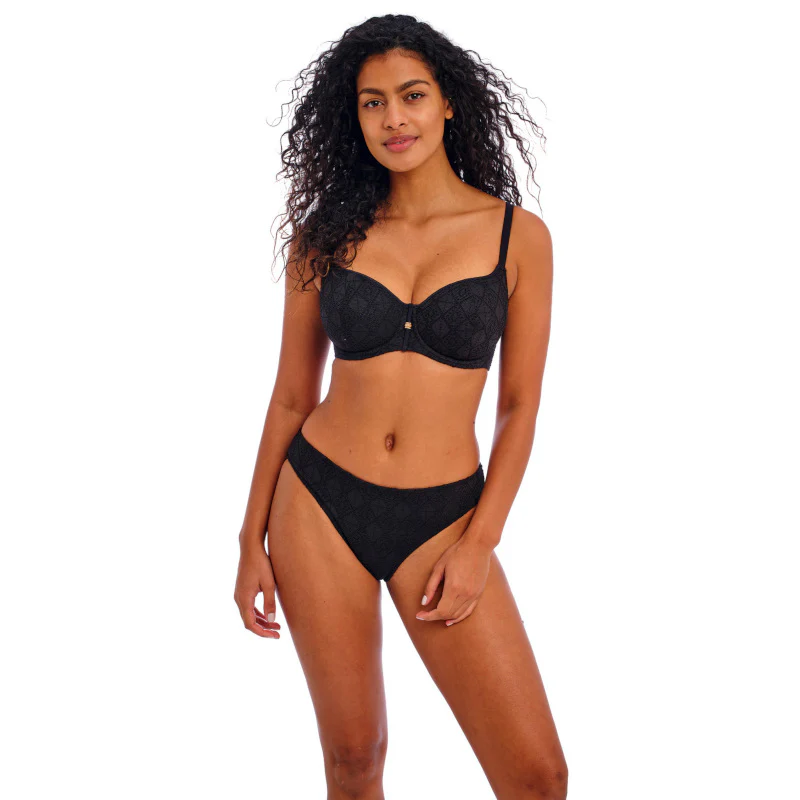 Nomad Nights Sweetheart Bikini Top Black - Freya Swim - Image 2