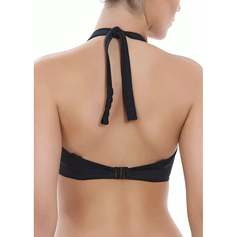 Remix Convertible Plunge Bikini Top Black - Freya Swim - Image 4