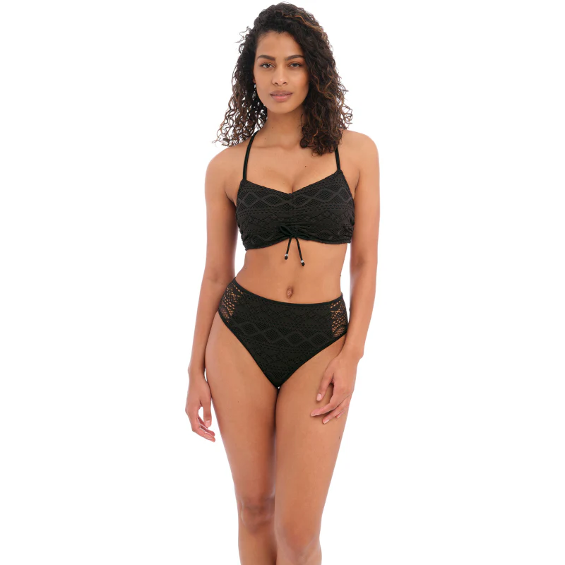 Sundance Bralette Bikini Top Black - Freya Swim - Image 4