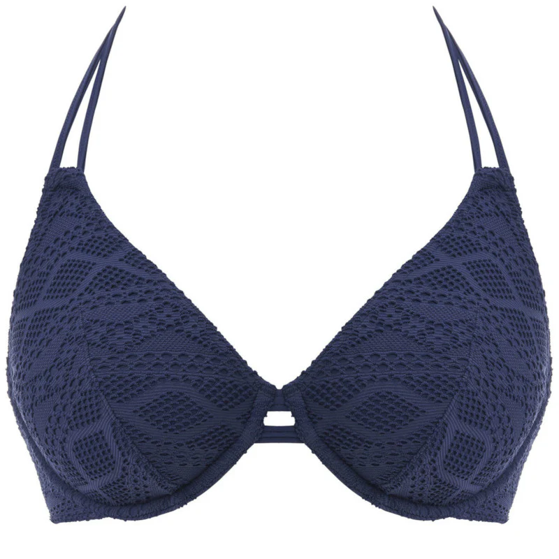 Sundance Halter Bikini Top Denim Blue - Freya Swim
