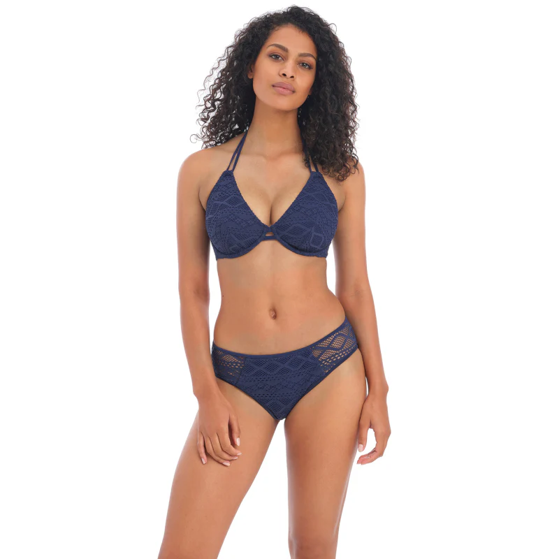 Sundance Halter Bikini Top Denim Blue - Freya Swim - Image 2