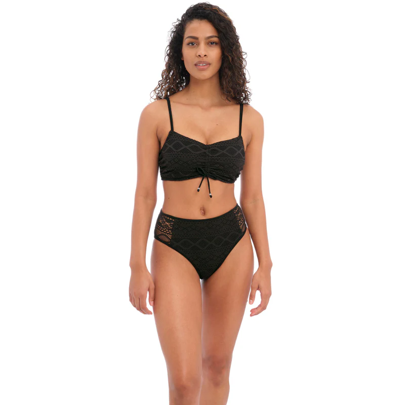 Sundance High Waist Bikini Brief Black - Freya Swim - Image 3